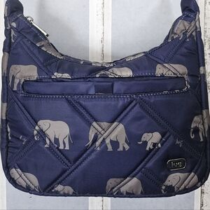 Lug Scamper In Elephant Purple & ALTERED to Make Small Strap Removable